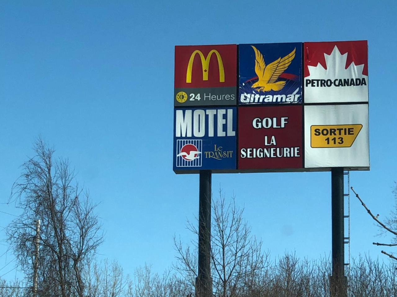 Motel Le Transit Mont-Saint-Hilaire Eksteriør bilde